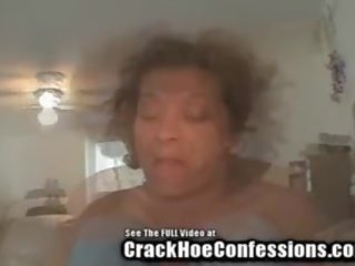 Crack Ho Sucks shaft For Social Security Money