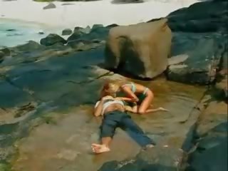 Volwassen film op de strand