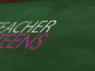 School teacher fucks monster member tiny teen FFM <span class=duration>- 13 min</span>