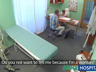 Fakehospital patient gives his grand brunette perawat cream pie