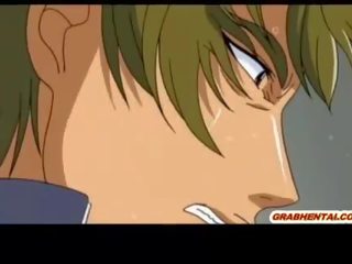 Berpayu dara besar hentai fucked keras dalam yang tandas