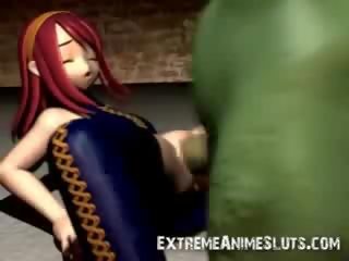 Golem Fucks 3D babe!