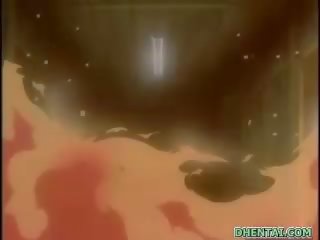 Schoolgirls hentai escape from fire in the dungeon