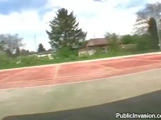Tenis player hottie nailed in jemagat öňünde
