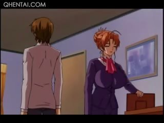 Big Titted Hentai Slave In Chains Gets Fuck Holes Dildoed