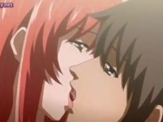 Big titted anime getting rubbed until cums