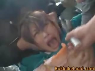 Charming aziýaly beauty attacked on a awtobus ride part3