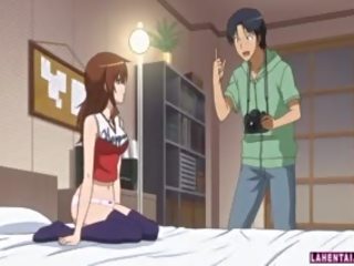 Provocative Hentai Model Undress And Posing For The Camera