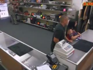 Pervert Pawnkeeper Fucking A terrific Cuban Chick In The Pawnshop