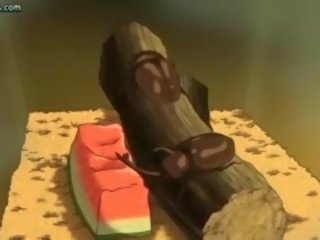 Animated damsel Getting Penetrated