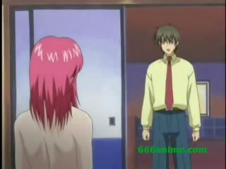 Rinnakas pinkhead hentai damsel rollplays ja saab tema tussu perses poolt a vibraator