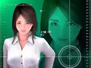 3d anime anime kočička vibed fouká klovaný pták v záchod