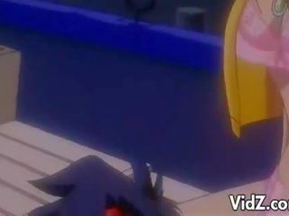 Great anime goddess gets fucked on bo.