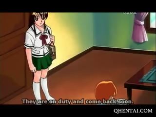 Roped hentai shkollë nimfë cumming i vështirë