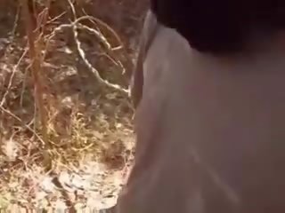 Walking through jungle alone is not for a young female