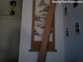 Teenage öýde ýasalan 3 adam on webkamera