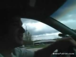 Hitchhiker sūkā manhood par braukt