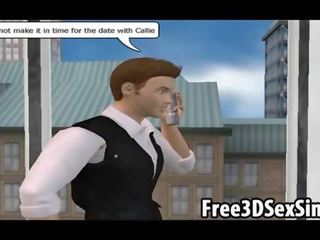 Bewitching 3d multik hottie getting fucked by an keseki