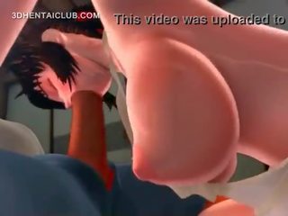 Big titted anime jana giving agzyňa almak gets mouth jizzed