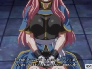Fanget hentai adolescent blir brutalt knullet av monsters