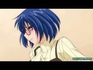 Bigboobed hentai divinity excellent sucking prick and swallow