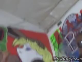 ダナ dearmond 取得 bukkaked バイ ten 黒人