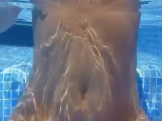 Underwater Fantasies Of Blackhair goddess