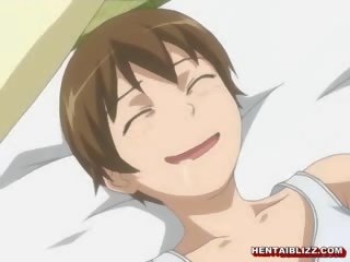 Charming Japanese Hentai Gets Squeezed Her Bigboobs And Poked