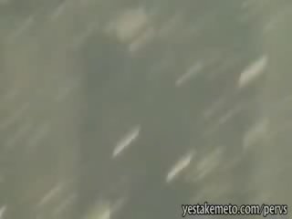 Busty stunner caught undressing and masturbating sucks cock and banged