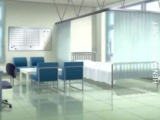 3D hentai whore riding a fucking machine