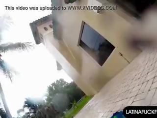 Sensational Poolside Blowjob and Fuck