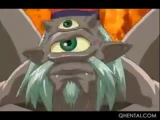 Hentai adolescenta papusa trapped de extraterestru tentacles și inpulit