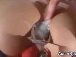 Asijské femdom a ji okouzlující asijské otrok