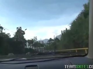 Shaved wet crack hole endures deep penetration