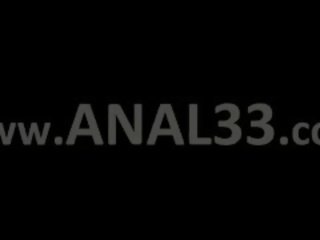 Sklandus analinis kūdikiai ir brutalus juodas cok