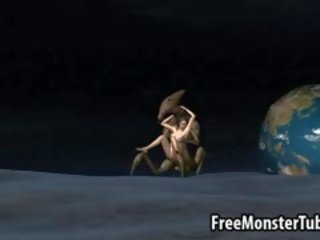 3de deity zajebal na na moon s an vesoljec pošast