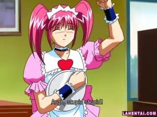 Hentai Waitress Gets Fondled And Fingered