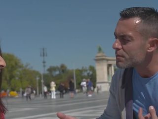 Bitches abroad - emocionuese qij dhe maskë me tremendous spanjolle turist diva