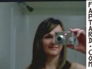 Hot slattern films her jugs in the pangilon