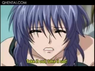 Big Titted Hentai Slave In Chains Gets Fuck Holes Dildoed