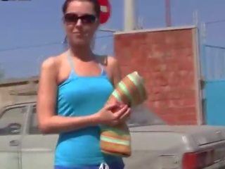 Raccolto su reale euro hottie va a parco