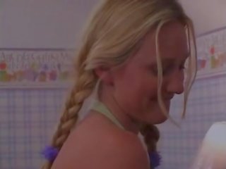 Delightful blonde fucks the pervert
