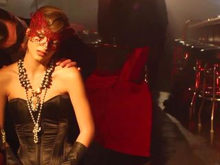 Beguiling masked divinity launches sensual love