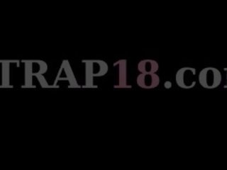 Blackhair diva gets fucked with strap on