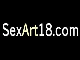 Nice body painting in art video