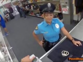 Latina Cop clips Off Her Booty For Money