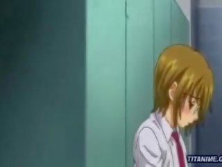 Popular lady banged at the toilet floor