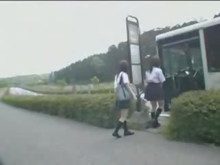 Ýapon jana and maniac in awtobus vid