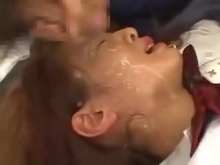 Slutty redhead Asian Ms banged roughly