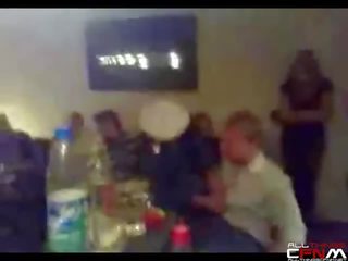 German juvenile gets stripped & whipped by stripper at bachelor katelu